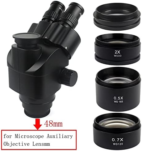 Аксесоари за микроскоп 0.5 X 0.7 X 1.0 X 2.0 X, за да Тринокулярного стереоскопичен микроскоп с увеличение Лабораторни Консумативи