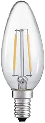 Прозрачна Led лампа-Свещ Lyveco SES Без прекъсване