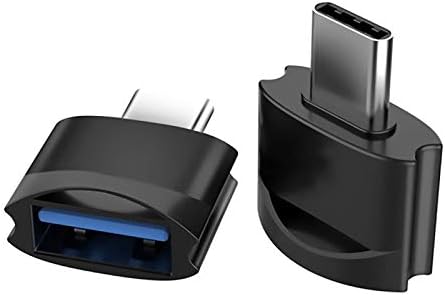 Адаптер Tek Styz C USB за свързване към USB конектора (2 опаковки), съвместим с Samsung N930V за OTG със зарядно устройство