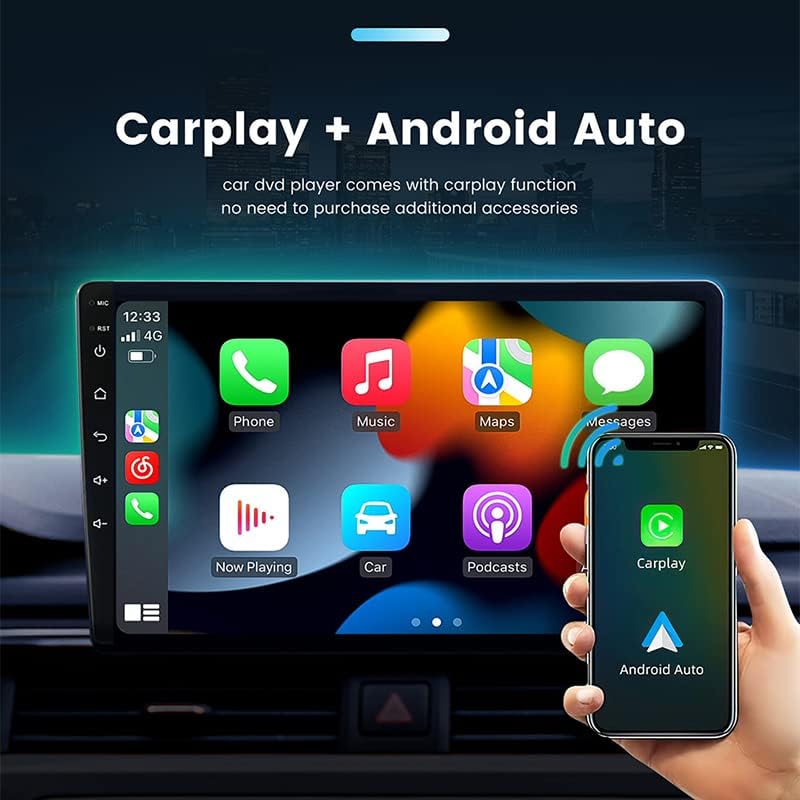 Android 11 Автомагнитола Стерео за Dodge Grand Caravan 2011-2020 Chrysler Voyager 2011-2015, Biorunn 9 GPS Navi