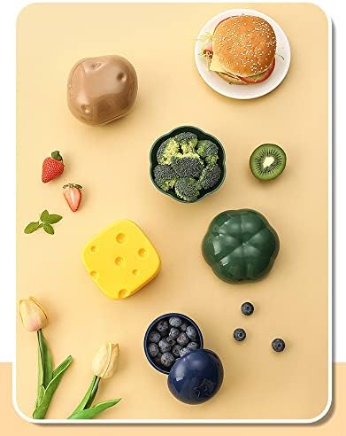 Сохранители за продукти под формата на зеленчуци KeepingcooX - комплект за съхранение на броколи, картофи и сирене