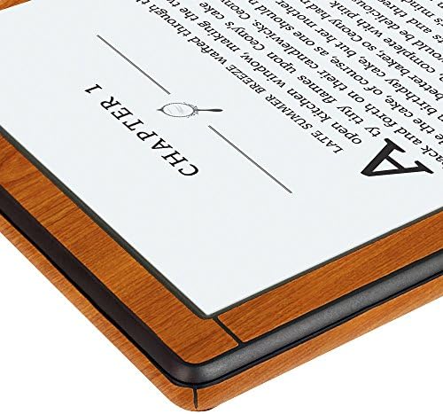 Пълен размер обвивка Skinomi от светло дърво, съвместим с Kindle e-Reader (6 инча, г.) (8-мо поколение) (пълно покритие) TechSkin с Антипузырьковой Прозрачно Фолио За защита на екрана