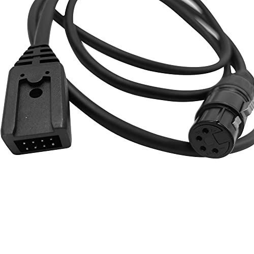 Преносимото кабел с конектор XLR, 5,2-подножието на кабел за слушалки XLR за слушалки Clear-Com CC-110, CC-220, CC-300 и CC-400 (2 опаковки)