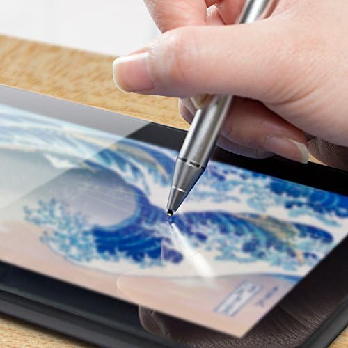 Стилус BoxWave за Galaxy Tab E (9.6) (Stylus Pen by BoxWave) - Активен стилус AccuPoint, Електронен стилус с ультратонким фитил за Samsung Galaxy Tab E (9.6), Samsung Galaxy Tab E (9.6) - Сребрист металик