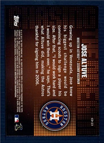 2013 Topps В преследване на мечтата #CD-23 Бейзболна картичка Хосе Алтуве Астроса NM-MT