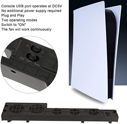 Охлаждащ Вентилатор за PS4 PRO, Външен USB Охладител за Преносим Енергоспестяващ Турбо-Регулатор на температурата,