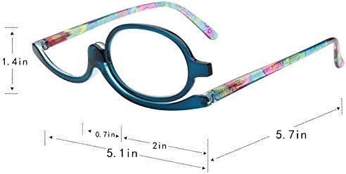 U Scinan Универсални Очила за далекогледство с откидывающимися лещи, Очила за грим, Сгъваеми Увеличителни Очила за