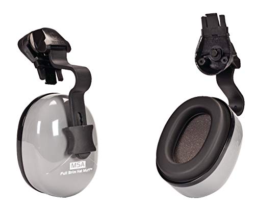 MSA 10129327 Sound Control Класическа защита на слуха за каска, 25 dBa – SH, подходящ за шлемове с широка периферия с прорези, меки амбушюры, антифони са регламентирани по поръчка.