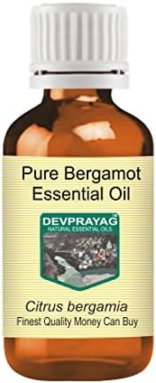 Чисто етерично масло от бергамот Devprayag (Цитрусовая бергамия) Парна дестилация на 5 мл (0,16 грама)