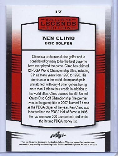 Карта начинаещ Ken CLIMO Leaf Exclusive Legends Edition 17! Легендата КАРАМ голф!