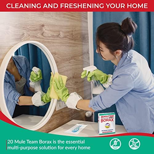 Borrax Почистващо средство за отстраняване на петна – Почистване и почистващо средство за пране на дрехи – Комбинирано домашно