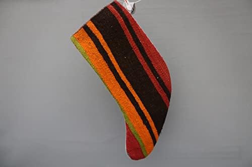 Тъкани Чорапи На Райета върху Възглавницата САРИКАЯ, Коледна Декорация, Подарък Чорапи, Коледни Чорапи, Чорапи