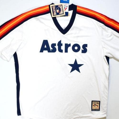 Тениска Крейг Биджио с автограф Houston Astros Rainbow Majestic - Tristar - Тениски MLB с автограф