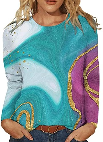 Дамски Есенен Скъпа Ежедневни Тениска с Дълъг Ръкав и Забавно Принтом Семки и Вяра, Блузи за Момичета, Есенното Облекло на Жените