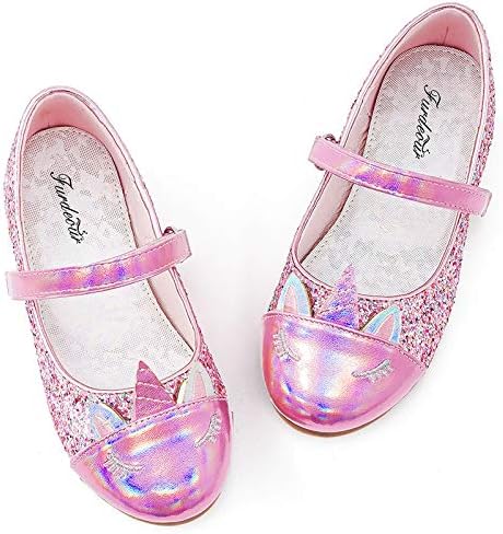 Furdoour/ Модел Обувки За Момичета; Обувки Mary Jane, с Цветя Модел за Сватбени Партита; Обувките на Шаферките; Лъскава