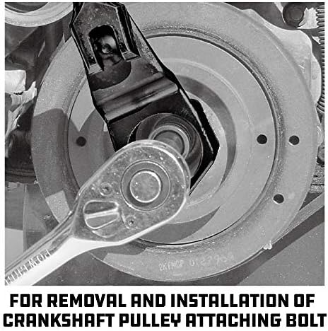 Механичен Инструмент за облекчаване на коляновия Притежателя 50 mm, Муфа ключ за премахване и инсталиране, Honda и Acura - 648796,Черен