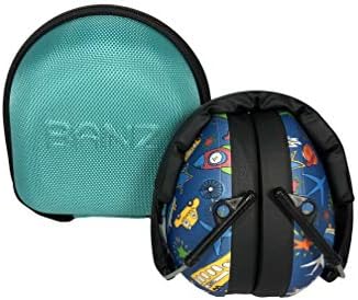 Калъф за слушалки BANZ Kids (НЕ детски размер) - Защитен твърд калъф от EVA Премиум клас- Побира слушалки детски размер – Предпазва детски слухови слушалки – Пътен калъф -