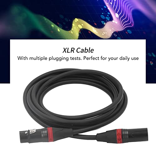 Балансиран XLR кабел KUIDAMOS, Професионален Метален кабел XLR без Смущения между мъжете и жените за Радиостанции