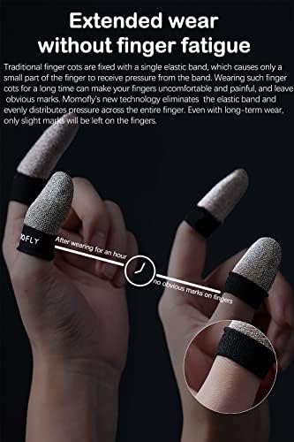 Слот ръкавици за пръстите на MOMOFLY, произведени по поръчка за американски, размери на пръстите, от видими цветни влакна, с правилното налягане / Дишащи / непромокаеми,