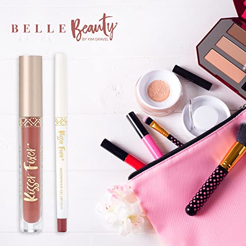 Течна червило и очна линия за устни Belle Beauty (Berry Гол), Калена, водоустойчиво, За придаване на блясък и прекрасни