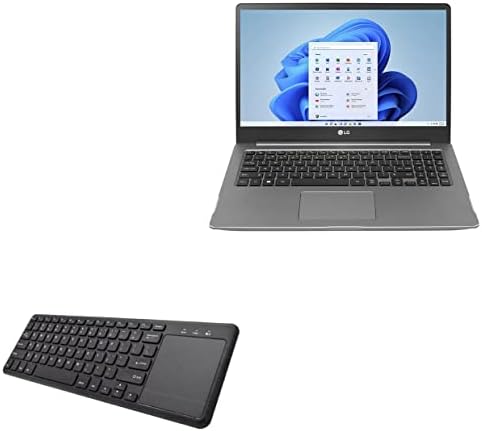 Клавиатура BoxWave е Съвместим с LG Ultra PC 15 (15U70P) (Клавиатура от BoxWave) - Клавиатура MediaOne със сензорен панел,