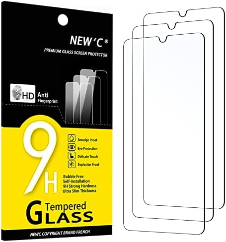 NEW'C [3 опаковки] е Предназначен за Samsung Galaxy A33 5G, Защитно Закалено стъкло за екрана, защита от надраскване,