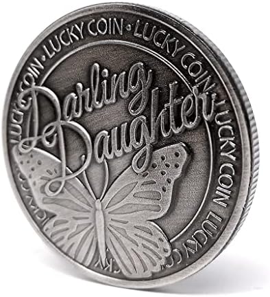 Древна Сребърна Монета за късмет за Изпращане на Дъщеря Монета-Пеперуда Колекция от Медали Насекоми Детски Подарък за Бродерия