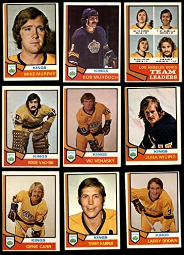 1974-75 О-Пи-Джи Лос Анджелис Кингс Около команден сет Лос Анджелис Кингс - Хокей (сет) VG+ Кингс - Хокей на лед