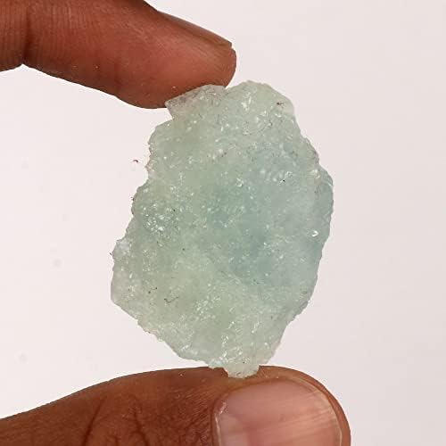 GEMHUB 64.35 CT Натурален Лечебен Crystal Aqua Sky Аквамарин Непреработена Насипен Скъпоценен Камък за Изцеление, Йога,