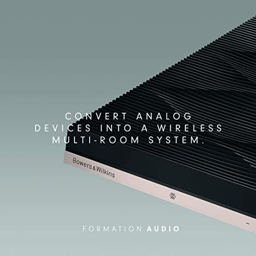 Бауърс & Wilkins Formation Audio - Безжичен аудиопоток, възпроизвеждане на поточно аудио с висока резолюция в няколко стаи, аналогово-цифрово преобразуване, Вграден Bluetooth 4.1, Air