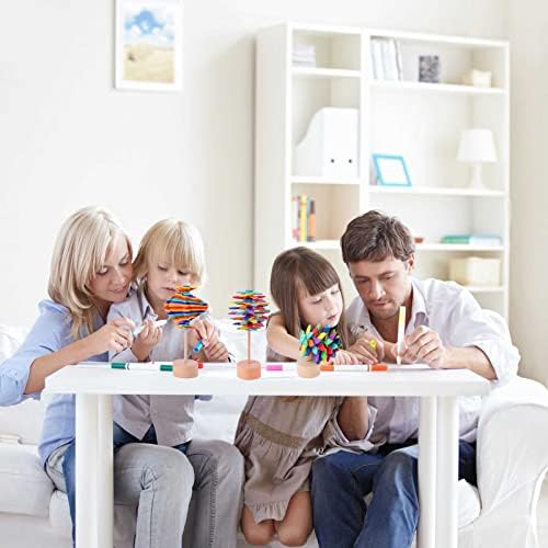 Дървени Спирала Сензорни Играчки-Неспокойни - Развиване на Декомпрессионные играчки, Подаръци за деца 3, 4, 5, 6, 7,