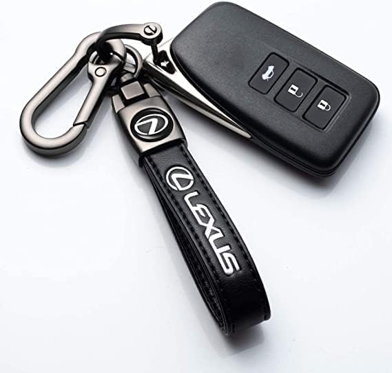 Кола Ключодържател от Естествена Кожа MIGUOER Подходящ за Lexus RX ES GS и LS NX RS GX LX RC LC RX350 is250 GX460, Авто