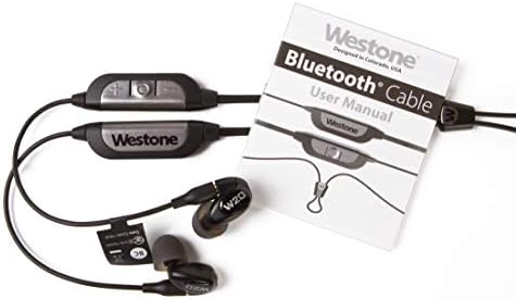 Слушалки Westone W20 с две драйвери True-Fit с аудиокабелями MMCX и Bluetooth