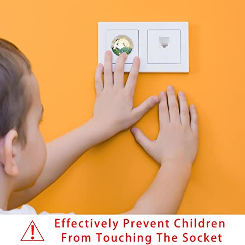 Капачки за контакти LAIYUHUA За защита от деца, 24 опаковки, Сигурна защита за електрически свещи | Пластмасови капачки