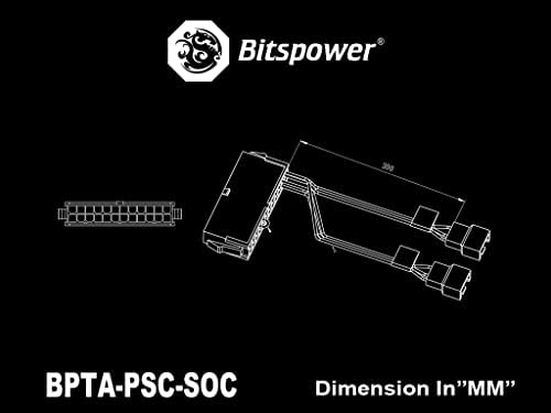 24-пинов конектор Bitspower ATX с PWM-горивото BPTA-КПС-SOC