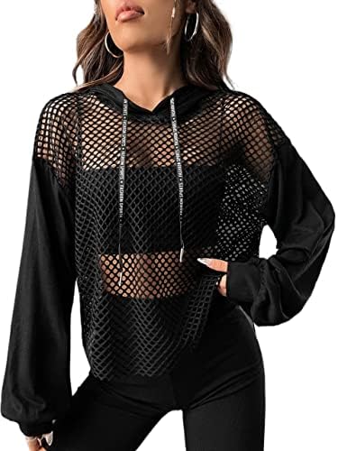 OKATAR / Дамски блузи с качулка на експозиции с заниженными рамене, окото hoody без презрамки, дамски топ