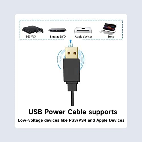 Кабел FOINNEX, HDMI, DisplayPort 6 метра, захранващ кабел, HDMI, DP, Еднопосочен изход HDMI вход DisplayPort,