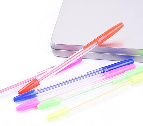 дълги дръжки 24 Химикалки и писалки - за Боядисана Химикалка писалка Bold Point 1,0 мм, Гладка Дръжка за писма, Идеални за