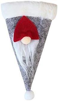 YIISU 5A9549 Коледна кукла Контейнер за прибори за хранене Чанта празнични украси 1БР