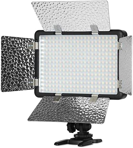 Godox LF308Bi два цвята Температурна led светкавица За снимки, Попълнете лампа за Видеозаснемане, 3300 К-5600
