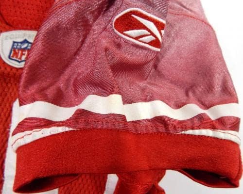 2011 San Francisco 49ers Кайл Уилямс №10, Издаден в Червената фланелка 42 DP41210 - Използваните тениски за игри NFL Без подпис