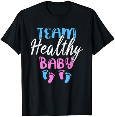 Тениска Funny Team Boy Girl Healthy Baby Shower С участието на Пол, За парти