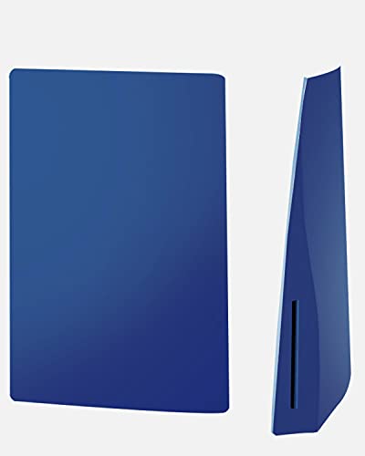 Замяна предна странична конзола PS5, с пыленепроницаемым калъф срещу надраскване, Подходящ за PS5 Disc Edition, за аксесоари PS5, лесна инсталация - син