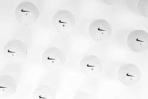 Чисти зелени топки за голф, преработени и използвани за Nike Golf Ball Mix - Топката е в добро състояние с класификация - Включва топки за голф и сетчатую чанта за носене