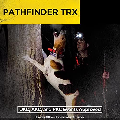 Допълнителен приемник Dogtra Pathfinder TRX, 9 Мили на 21 куче, Разтегателен Водоустойчив Нашийник за проследяване само на GPS, с честота на опресняване на 2 секунди, без месечни