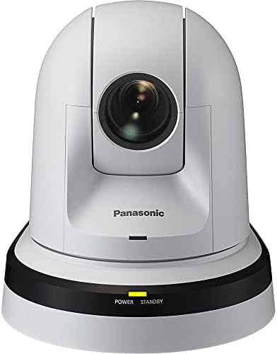 PTZ камера Panasonic AW-HE38W с 22-кратно увеличение и изход HDMI (бяла) (AW-HE38HW) + пълен размер статив + Луксозен