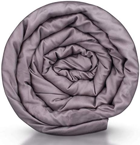 Охлаждащо Утяжеленное одеяло Замълчи, Iced 2.0 | Оригинално Луксозно Утяжеленное одеало | Калъф от Бамбук, С Нетоксични Стъклен пясък | Пухени В пакет