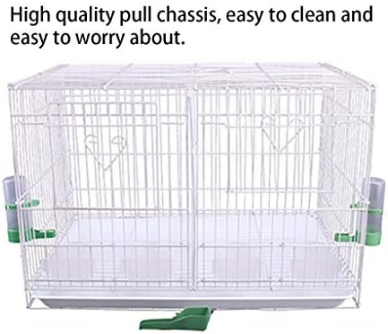 Стоки за домашни любимци Tyoo Bird Cage е Подходящ за малки птици се Използва като гнездо с преграда е Подходящ за повечето събрани и обелени птичи клетки