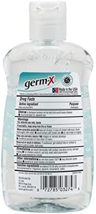 Оригинално дезинфектант за ръце Germ-X, флакони по 12 течни унции (опаковка от 6 броя)