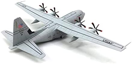 Моделиране сплав в мащаб 1/200 военновъздушните сили на САЩ C-130 Hercules Модел на Превозното самолета, Монолитен